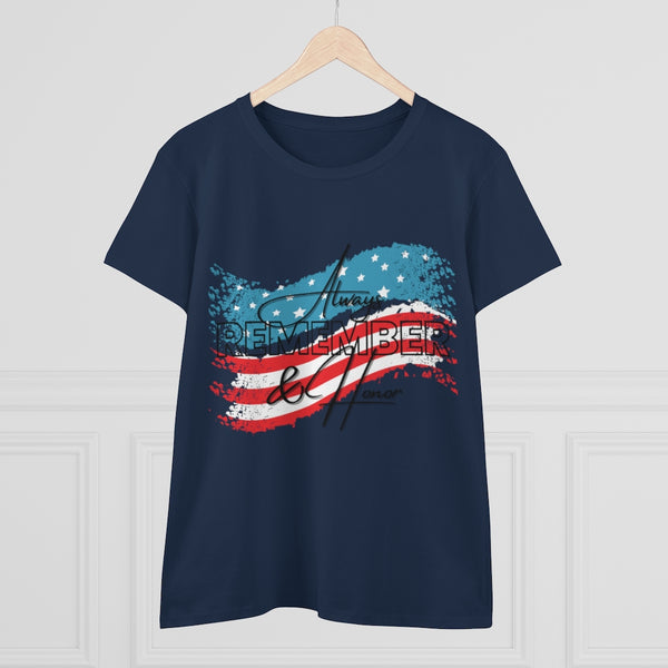 Always Remember and Honor Women’s Memorial Day Tee