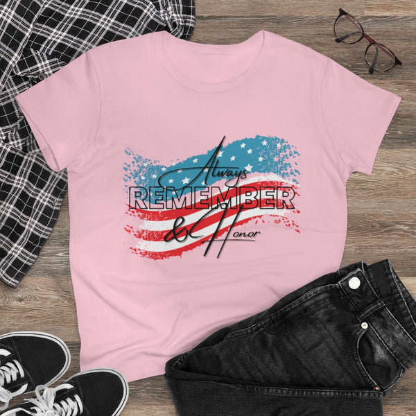 Always Remember and Honor Women’s Memorial Day Tee
