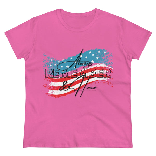 Always Remember and Honor Women’s Memorial Day Tee