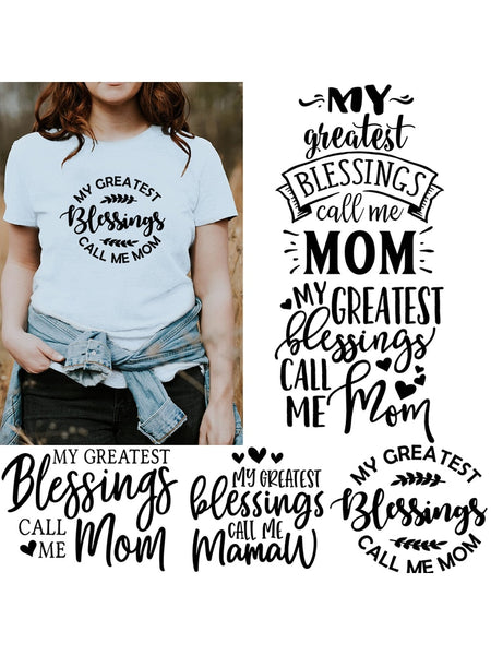 Mother's Day Christian T-Shirt: My Greatest Blessings Call Me Mom