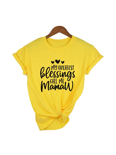 Mother's Day Christian T-Shirt: My Greatest Blessings Call Me Mom