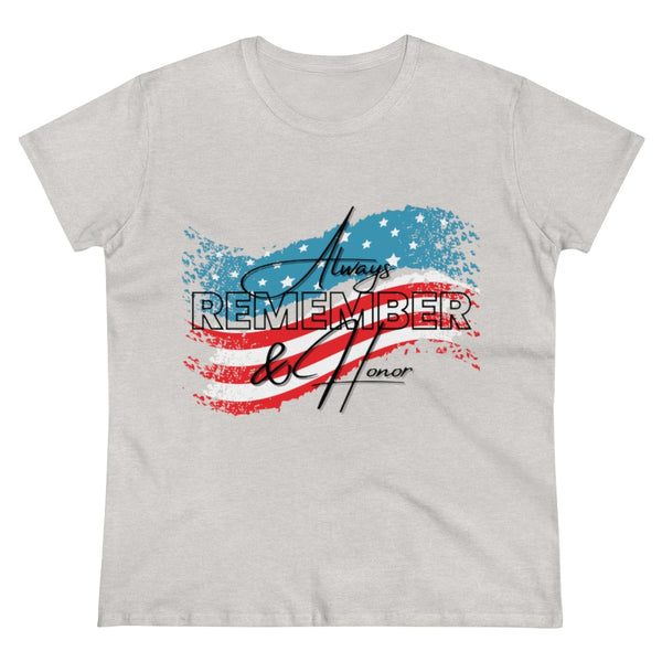 Always Remember and Honor Women’s Memorial Day Tee