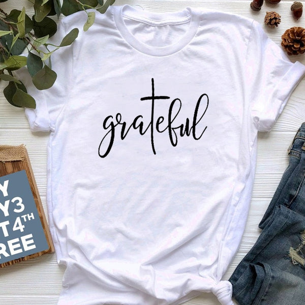 Ladies' Grateful Cotton Graphic T-shirt