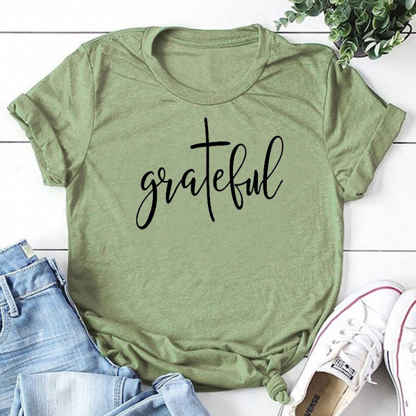 Ladies' Grateful Cotton Graphic T-shirt
