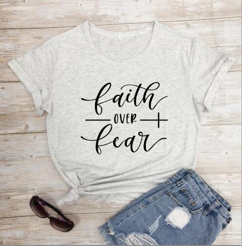 Faith Over Fear Christian T-Shirt
