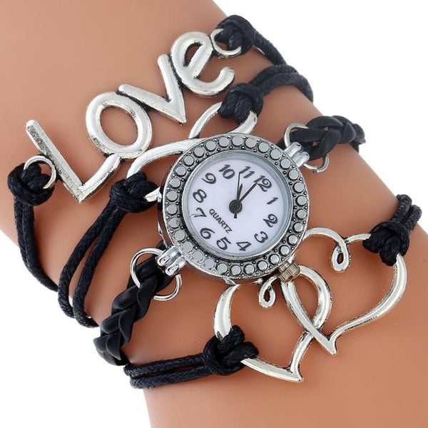 Christian Vintage-Style Cross Bracelet Watch for Women