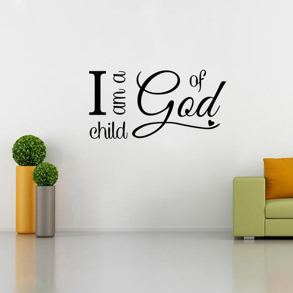 I Am a Child of God Wall Decor