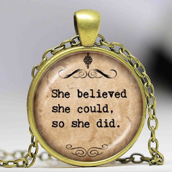 Inspirational Silver Chain Necklace