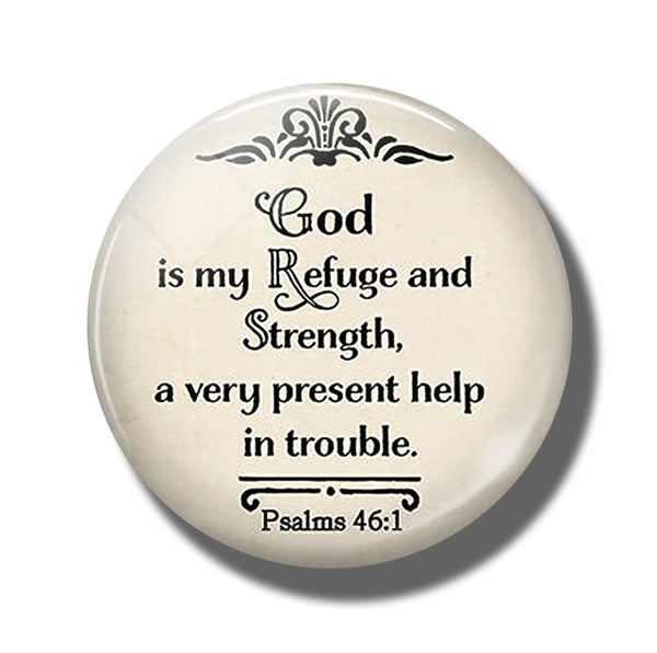 Inspirational Glass Refrigerator Magnets