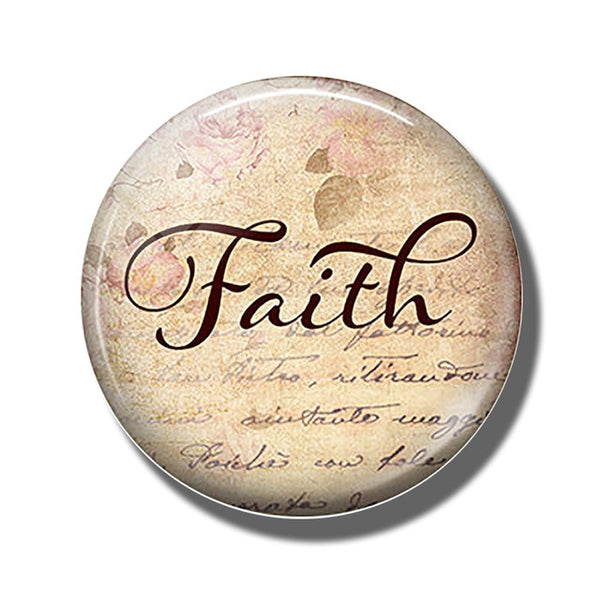 Inspirational Glass Refrigerator Magnets