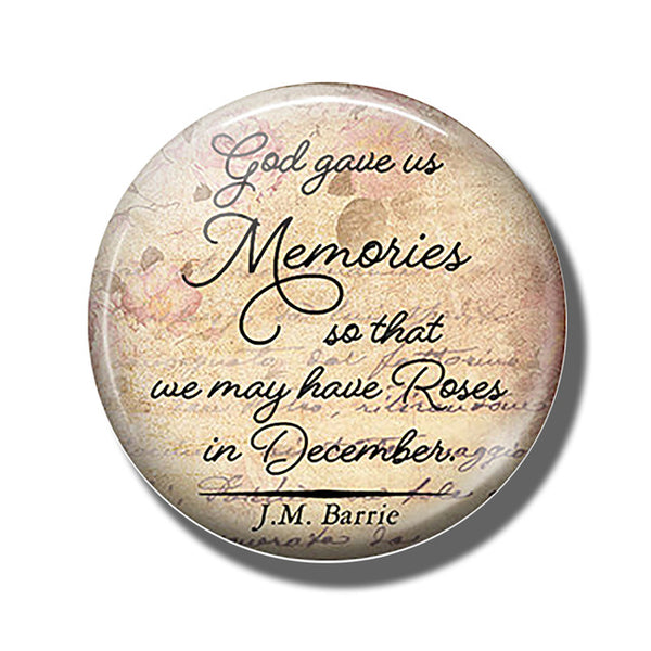 Inspirational Glass Refrigerator Magnets