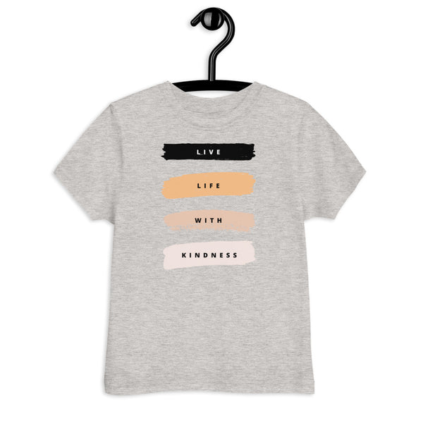 Live Life with Kindness Toddler Jersey Tee