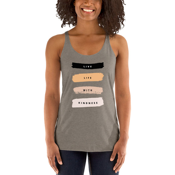 Live Life with Kindness Racerback Tank