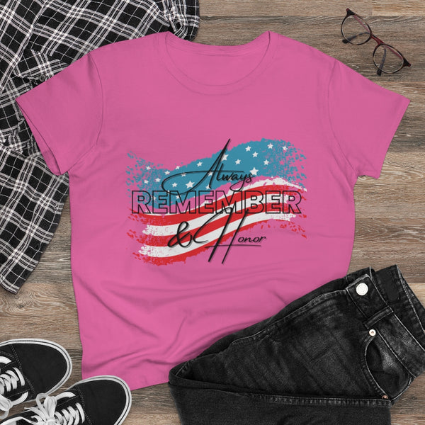 Always Remember and Honor Women’s Memorial Day Tee