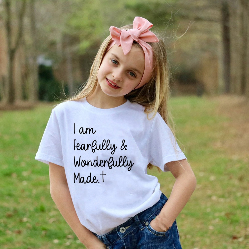 Fearfully and Wonderfully Made Christian Apparel Tees Fearfully and Wonderfully Made Christian Apparel Tees