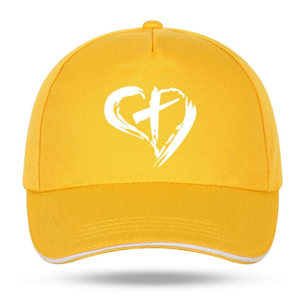 Cross Heart Baseball Cap