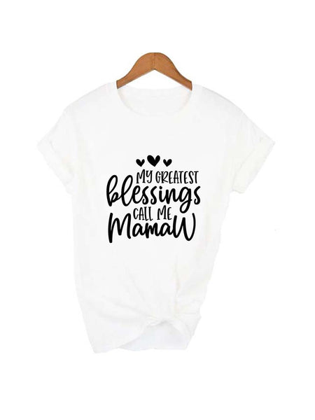 Mother's Day Christian T-Shirt: My Greatest Blessings Call Me Mom