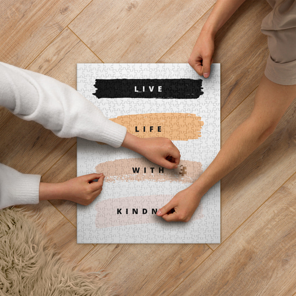 Live Life with Kindness Jigsaw Puzzle