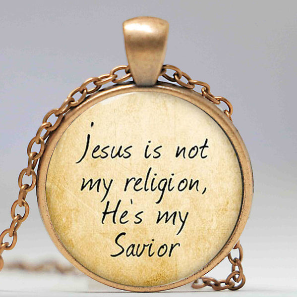 Jesus is My Savior Necklace