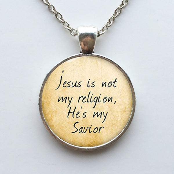 Jesus is My Savior Necklace