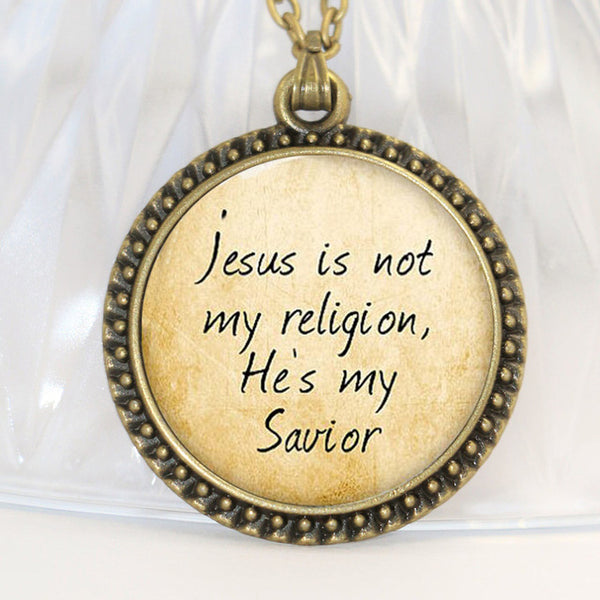 Jesus is My Savior Necklace