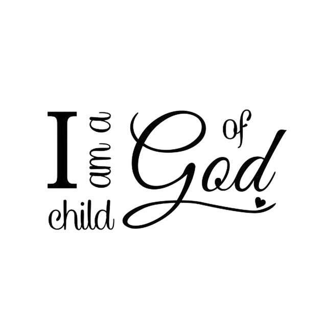 I Am a Child of God Wall Decor